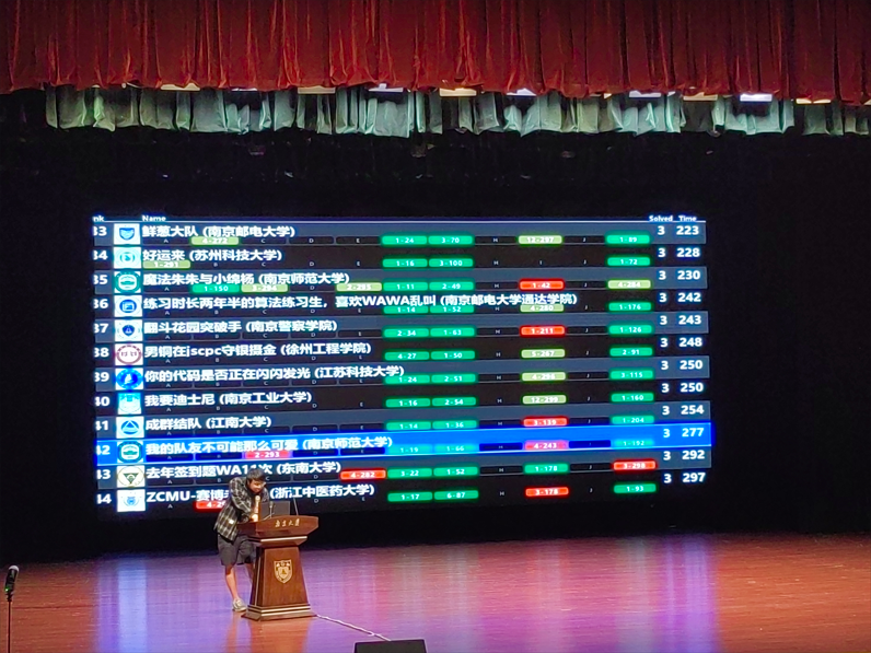 滚榜 ing(请忽略上面某一支队伍的队名)